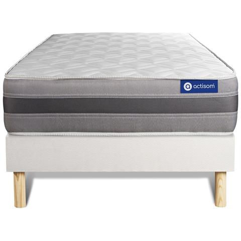 Kit Rete E Materasso Matrimoniale Actiflex Relax 90x190cm - Spessore : 24cm - Molle Insacchettate E Memory Foam - Moderatamente Rigido - Foto 1