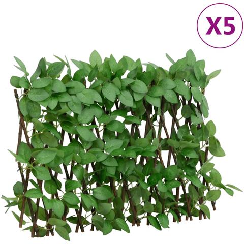 Lusso Casadino -  Traliccio Edera Artificiale Espandibile 5 Pz Verde 180x30 Cm - Foto 2