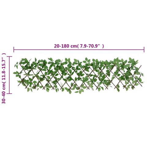 Lusso Casadino -  Traliccio Edera Artificiale Espandibile 5 Pz Verde 180x30 Cm - Foto 7