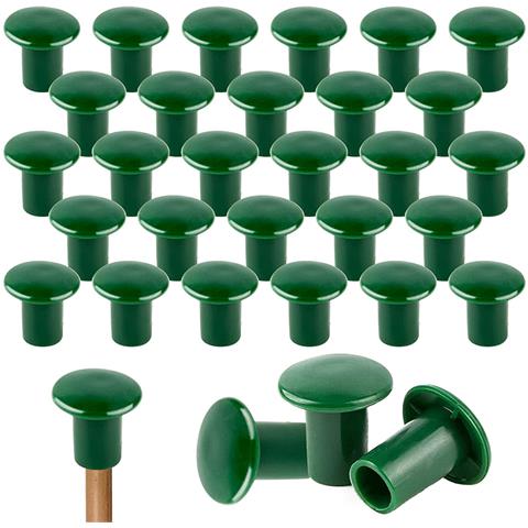 Capsule Per Pali Di Bambù Da Giardino - Protegge Dalle Punte Taglienti E Previene La Putrefazione   48 Pezzi - Foto 1