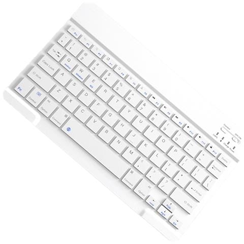 Tastiera Bluetooth Wireless - Ricaricabile Da 10 Pollici White - Foto 1