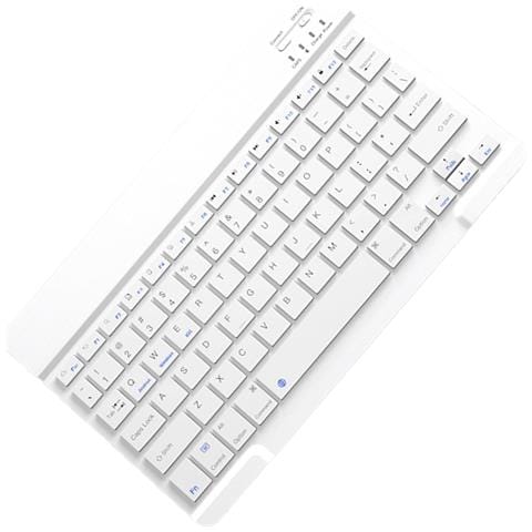 Tastiera Bluetooth Wireless - Ricaricabile Da 10 Pollici White - Foto 2