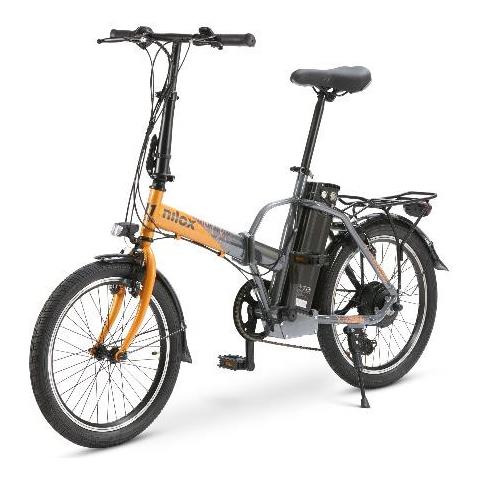 Nxebj1proog Bicicletta Elettrica Nero, Arancione Acciaio 50,8 Cm (20'') 23,5 Kg Litio - Foto 1
