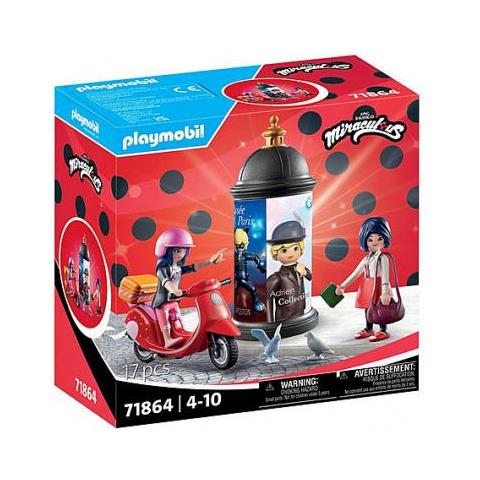 71864 Miraculous: Marinette Sullo Scooter E Kagami - Foto 1