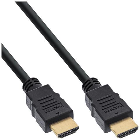 Cavo HDMI, HDMI High Speed con Ethernet, maschio /maschio, nero, 3m - Foto 1