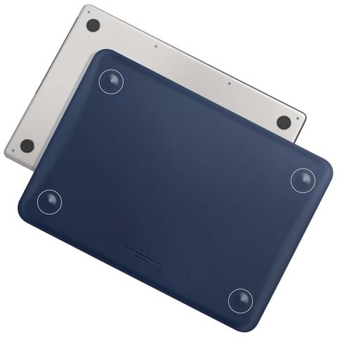 Custodia Ultra Sottile Per Laptop Macbook Pro 16"" Chiusura Magnetica Skin Pro Ii, Blu - Foto 5