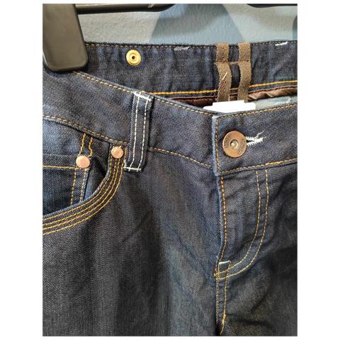 Pantaloni Da Donna Comodi Jeans Denim Blu Navy 30 - Foto 8