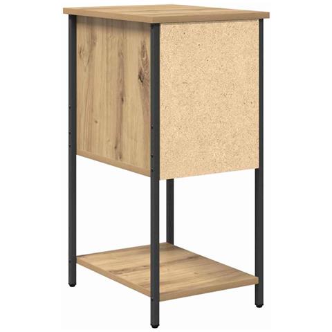 Armadio da Notte 2 pcs rovere artigianale 32 x 42 x 70 cm - Foto 9