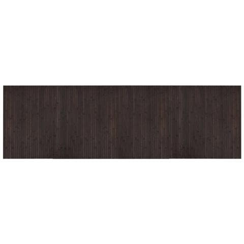 Tappeto Rettangolare Marrone Scuro 60x200 cm in Bambù - Foto 1