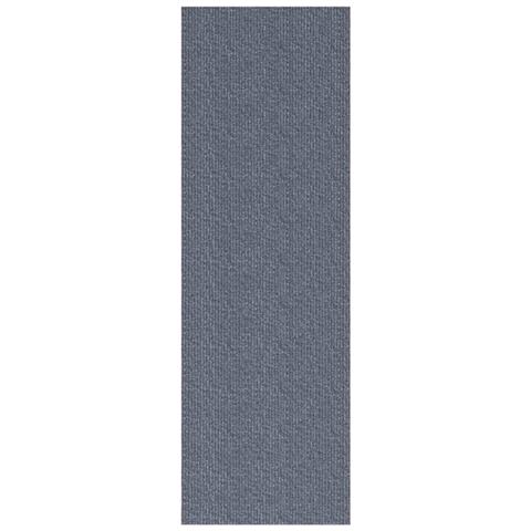 Runner in Moquette Grigio chiaro 80 x 300 cm Tessuto - Foto 1