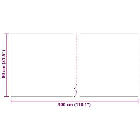 Runner in Moquette Grigio chiaro 80 x 300 cm Tessuto - Foto 8