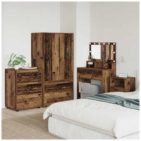 Armadio Legno vecchio 60 x 48 x 81 cm Legno multistrato - Foto 2