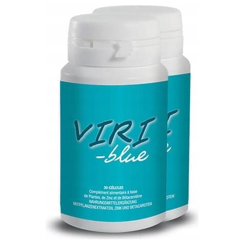 Viri-blue Per Uomini - Supporto Alla Vitalità E Alle Prestazioni (30 Capsule) - Foto 1