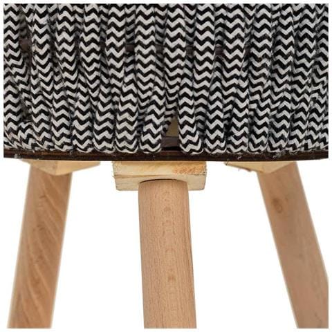 Fioriera In Metallo E Cotone Grigio D26x19/41h - Foto 6