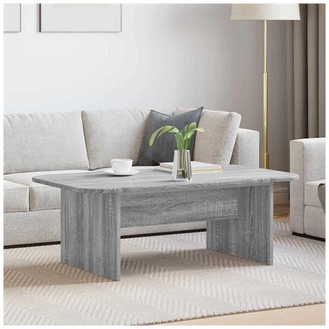 Tavolino da salotto Grigio Sonoma 93 x 53 x 33 cm - Foto 2