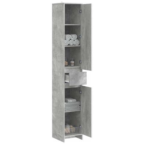 Mobile da Bagno Grigio Cemento 30 x 33 x 190 cm - Foto 2