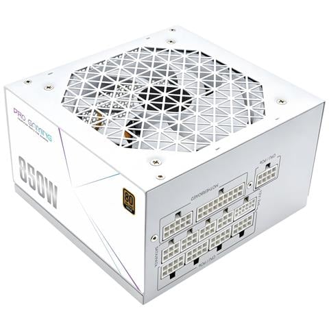 Alimentatore ATX 850W, 80+ Gold, Full Modular, Connettore 12VHPWR PCIe 5.0, Bianco - Foto 4