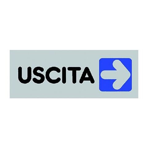 Cartelli segnaletici adesivi - uscita (a destra) - 15909090ADB0150X0050 - Foto 3