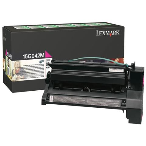 15G042M Toner Originale Magenta per Lexmark C752 Capacità 15000 Pagine - Foto 2