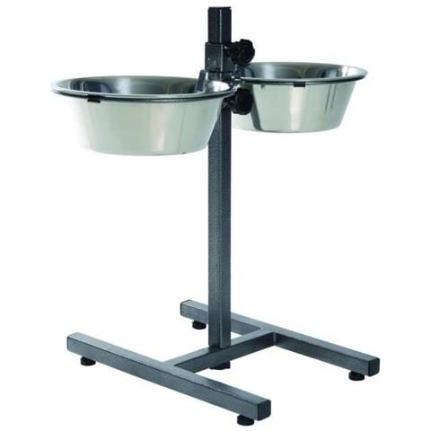 Supporto Regolabile Ciotola Per Cane 5,6 L 24 Cm 24922 - Foto 1