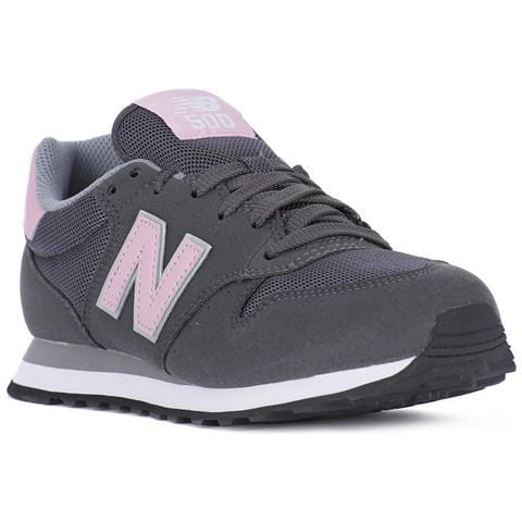 NEW BALANCE Sneakers New Balance 500 Donna Grigio-rosa NEW BALANCE Sneakers New Balance 500 Donna Grigio-rosa