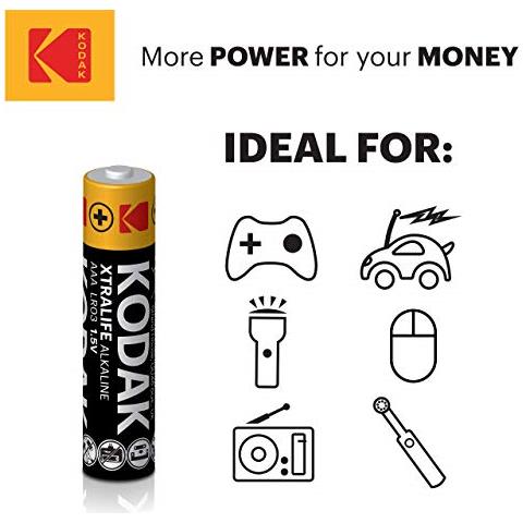 Xtralife Batteria Alcalina Aaa, 60 Pezzi, Nero - Foto 2