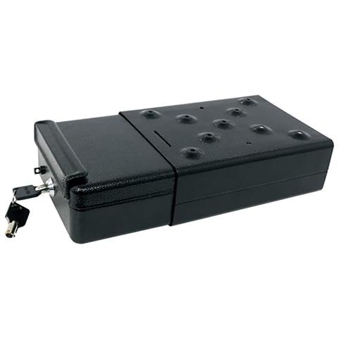 Cassetta Di Sicurezza In Acciaio Per Auto 22,5x16x7,5cm Nera - Foto 1