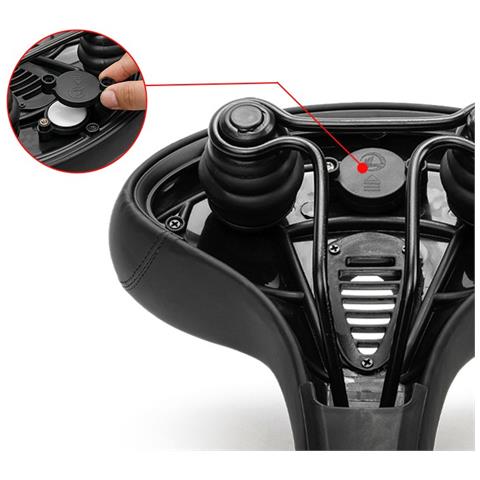 Seggiolino Per Bici Da Sella Con Supporto Airtag Black - Foto 5