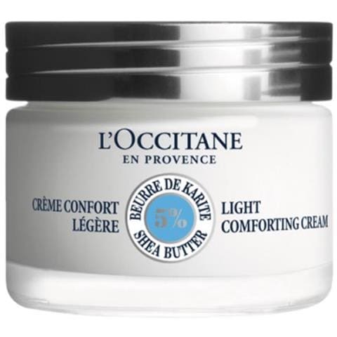 Loccitane Shea Crema Viso Leggera E Confortante, 17 Fl Oz - Foto 2