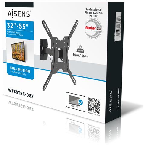 WT55TSE-057 Supporti a parete per TV 139,7 cm (55") Nero - Foto 2