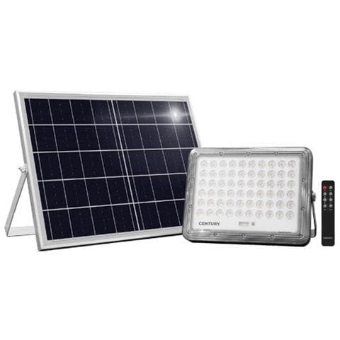 Proiettore Led Con Crepuscolare Telecomando E Pannello Solare Indipendente 4000k Prometeo - 20w - 2700 Lumen - Foto 1