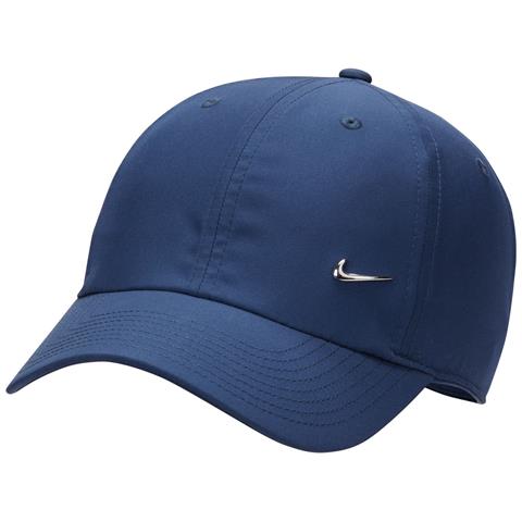 Dri-fit Club Unstructured Metal Swoosh Cap Fb5372-410 Unisex Blu M /l - Foto 1