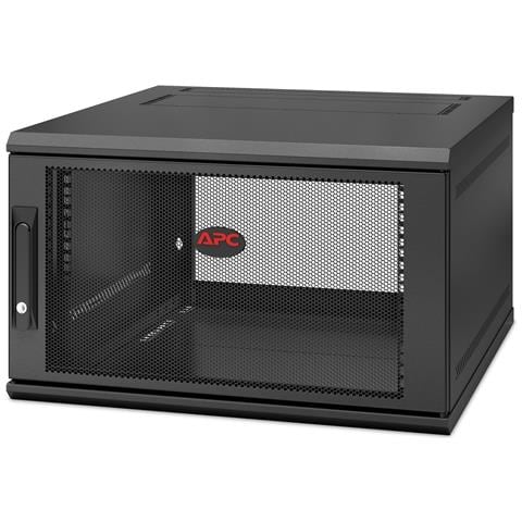 APC NetShelter WX 6U Single Hinged Wall-mount Enclosure 600mm Deep, Da parete, 6U, 90 kg, Nero - Foto 1