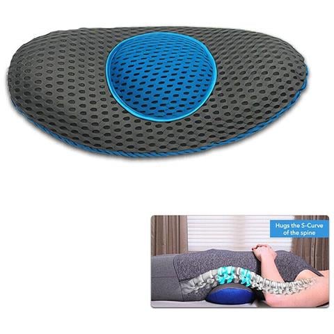 Cuscino Schiena Supporto Lombare Memory Foam Ortopedico Ginocchia Lavabile - Foto 1