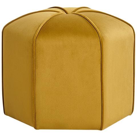 Pouf Wishek Velluto Giallo - Foto 2