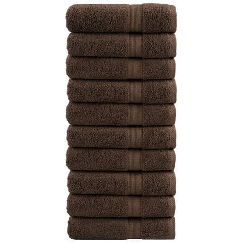 Asciugamani da Doccia SOLUND 10 pz Grigi 70x140 cm 600gsm - Foto 1