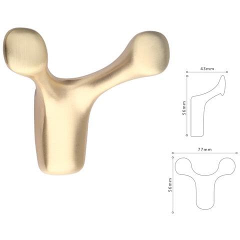 Gancio Da Parete Bull Horn - Appendiabiti Unico Ed Elegante Gold - Foto 2