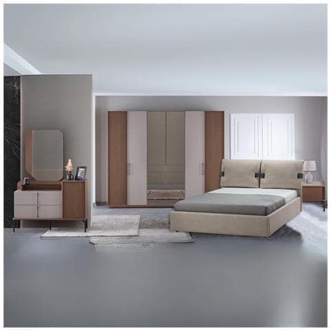 Camera Da Letto Vega Colore Dolunay Beige E Kaplan 321 - Foto 1