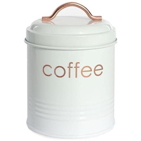 Barattolo Contenitore Ermetico Scatola Alimenti Cucina Con Coperchio Copper Barattolo Caffè - Foto 1