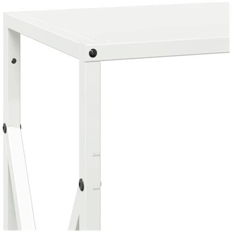 Rastrelliera per Legna da Ardere Bianca 34x25x70 cm - Foto 10
