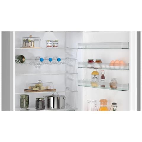 Frigorifero Combinato IQ300 KG49NXIBF Multi Airflow Total No Frost Classe B Capacità Netta 440 Litri Colore Acciaio Inox - Foto 6