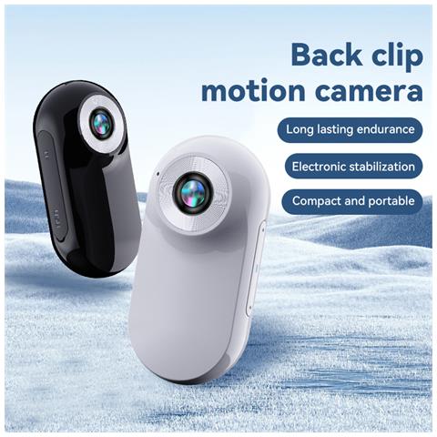 Mini Action Camera Con Obiettivo Grandangolare - 1080p Hd White - Foto 2
