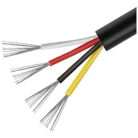 Cavo Multicore Nero Ul2464 16awg A 4 Conduttori - 5 Metri Per Applicazioni Elettroniche - Foto 1