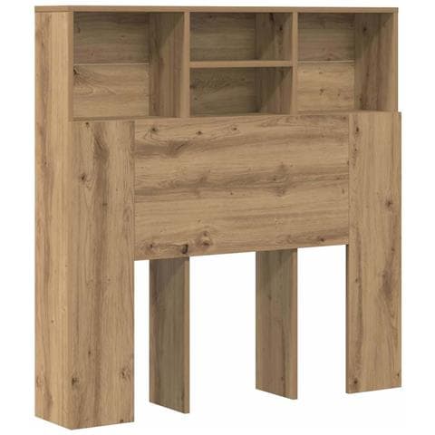 Testata del letto rovere artigianale Legno Ingenerizzato - Foto 1