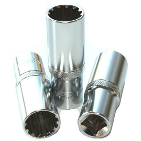 Chiave A Bussola 1/2   Bussola Spline Crv 22mm  Versione Lunga 76mm - Foto 1