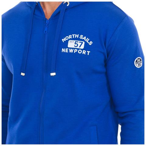 Felpa Con Cappuccio Con Zip 902299tr0 Uomo - Foto 3