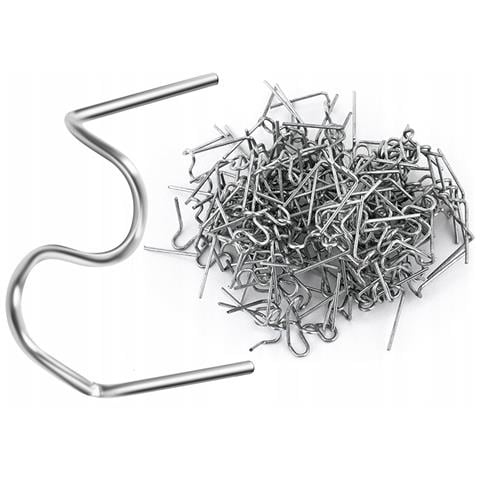 Zszywki Per Plastica A Forma Di S 0,8mm - Set 100 Pezzi | Alta Qualità, Durata | Uso In Automotive E Artigianato - Foto 1