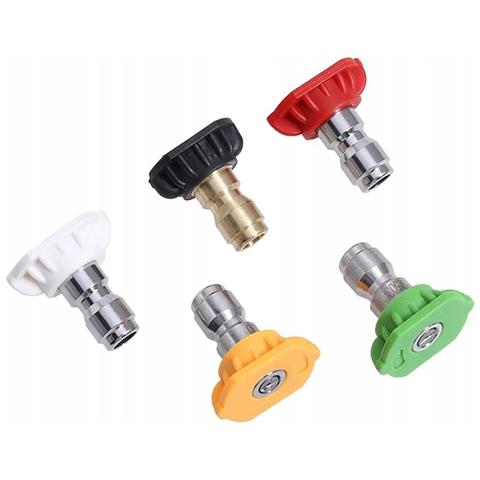 Set Di Ugelli Per Idropulitrice Con Lancia 1/4"" 34cm - 5 Ugelli (0°, 15°, 25°, 40°, 60°) | Max 250 Bar, 60°c | Compatibile Con, Lavor - Foto 8