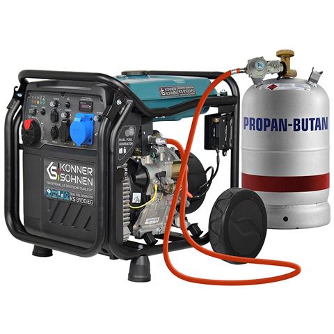 Generatore inverter a GPL /Benzina KS 8100iEG Tensione, V 230 Potenza massima, kW 8.5** - Foto 4