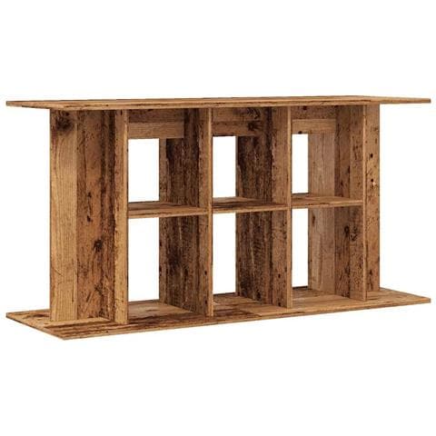 Supporto Acquario 120x40x60cm in Legno Multistrato Legno Antico - Foto 1